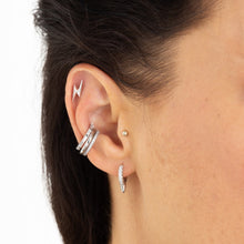Load image into Gallery viewer, Slim Sparkling Ear Cuff - Silver or Gold