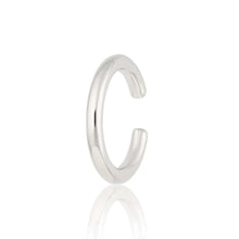 Load image into Gallery viewer, Sterling silver Slim Plain Single Ear Cuff