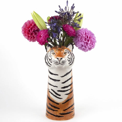 Quail Tiger Vase