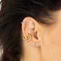 Load image into Gallery viewer, Scream Pretty Twisted Ear Cuff - Gold & Silver