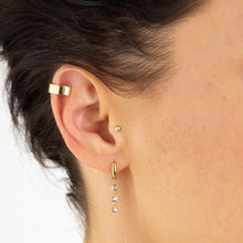 Load image into Gallery viewer, Sterling silver Wide Single Ear Cuff
