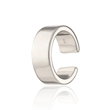 Load image into Gallery viewer, Sterling silver Wide Single Ear Cuff