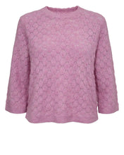 Load image into Gallery viewer, NÜMPH Nuriette Leaf Pointelle Pullover - Pink
