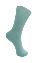 Load image into Gallery viewer, Black Colour DK Plain Glitter Socks - 4 Colours
