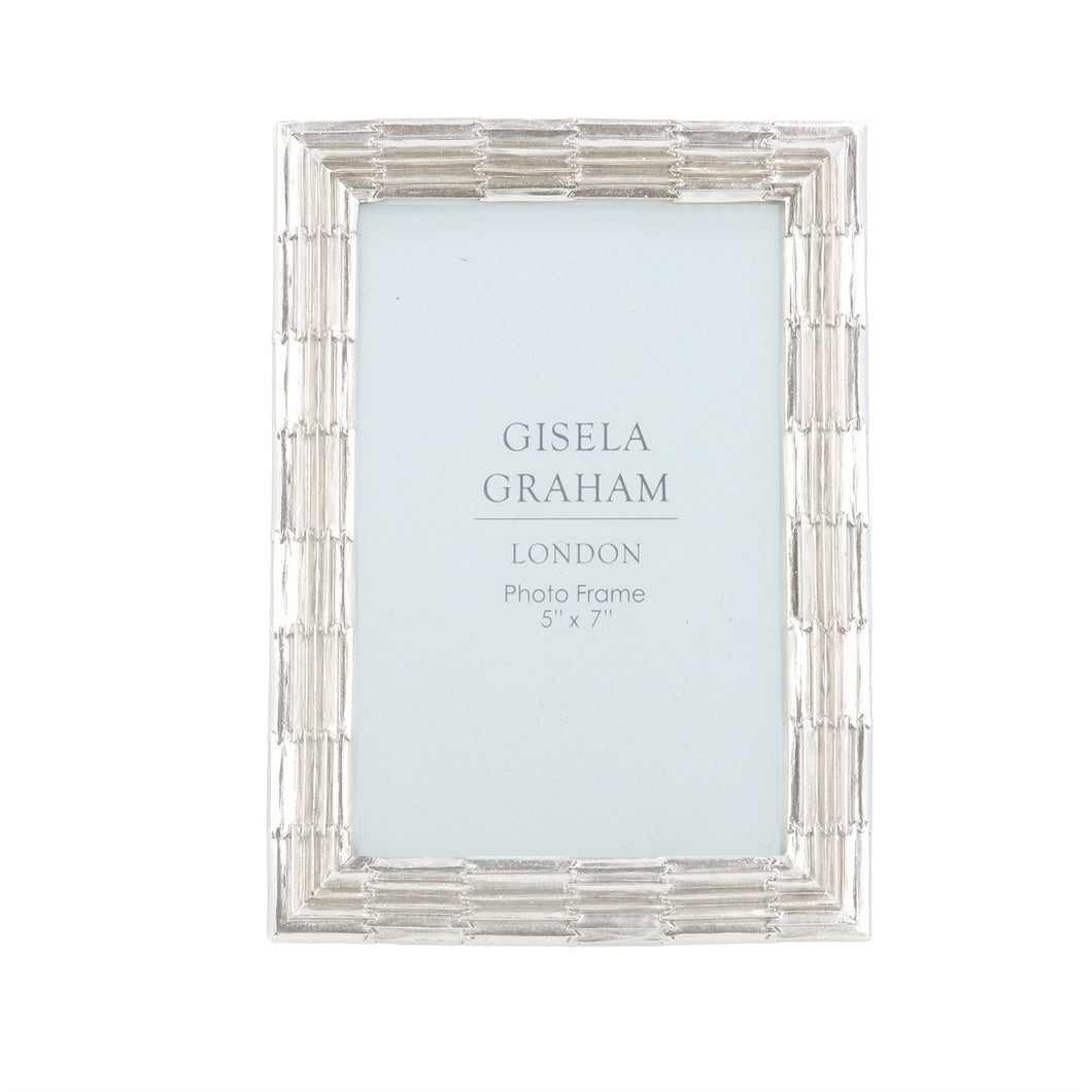 Gisela Graham Resin Silver Picture Frame Medium