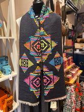 Load image into Gallery viewer, Ombré Aztec Navy Mix Scarf
