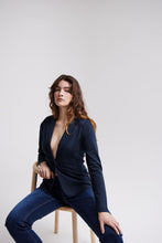Load image into Gallery viewer, ICHI Kate Blazer - Navy
