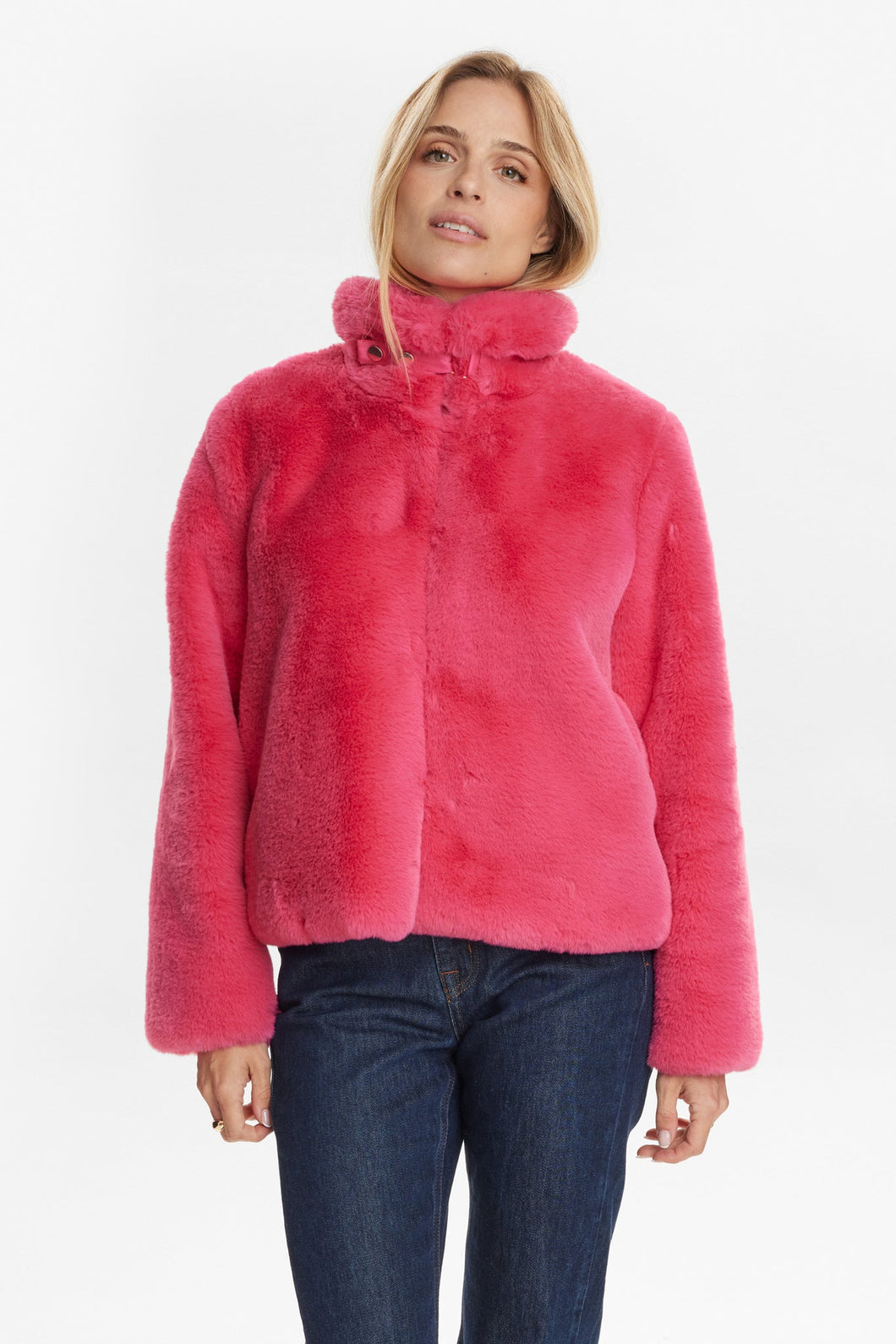 NÜMPH Winda Faux Fur Jacket