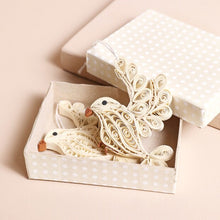 Load image into Gallery viewer, Quilled Dove Christmas Decoration
