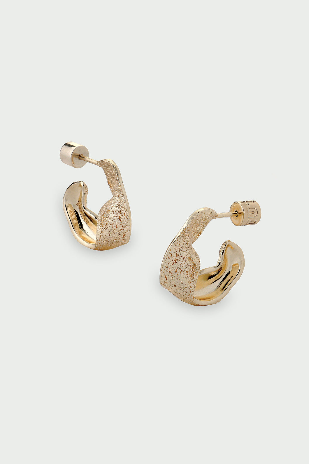 Tutti Wave Earrings - Silver & Gold