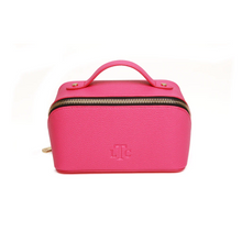 Load image into Gallery viewer, Alice Wheeler Pink / Black Train Case - 2 Sizes
