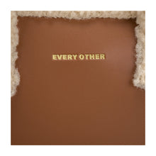 Load image into Gallery viewer, Every Other Faux Shearling Small Bag - Brown
