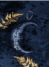 Load image into Gallery viewer, Gisela Graham Blue Sparkling Moon - 2 Sizes
