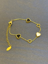 Load image into Gallery viewer, Solid &amp; Open Heart Bracelet
