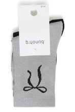 Load image into Gallery viewer, B Young Vilaine Bow Socks 2 Pack - 2 colours
