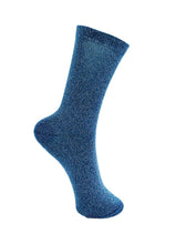 Load image into Gallery viewer, Black Colour DK Lurex Socks - 4 colours available
