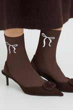 Load image into Gallery viewer, B Young Vilaine Bow Socks 2 Pack - 2 colours
