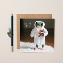 Load image into Gallery viewer, Get Well Soon Frog Greeting Card
