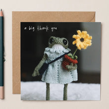 Load image into Gallery viewer, A Big Thank You Frog Greeting Card

