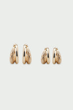 Load image into Gallery viewer, Tutti Mirage Earrings Small - Silver &amp; Gold
