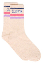 Load image into Gallery viewer, ICHI Amalie Knitted Slogan Socks
