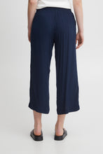 Load image into Gallery viewer, ICHI Cropped Crinkle Trousers - 3 Colours
