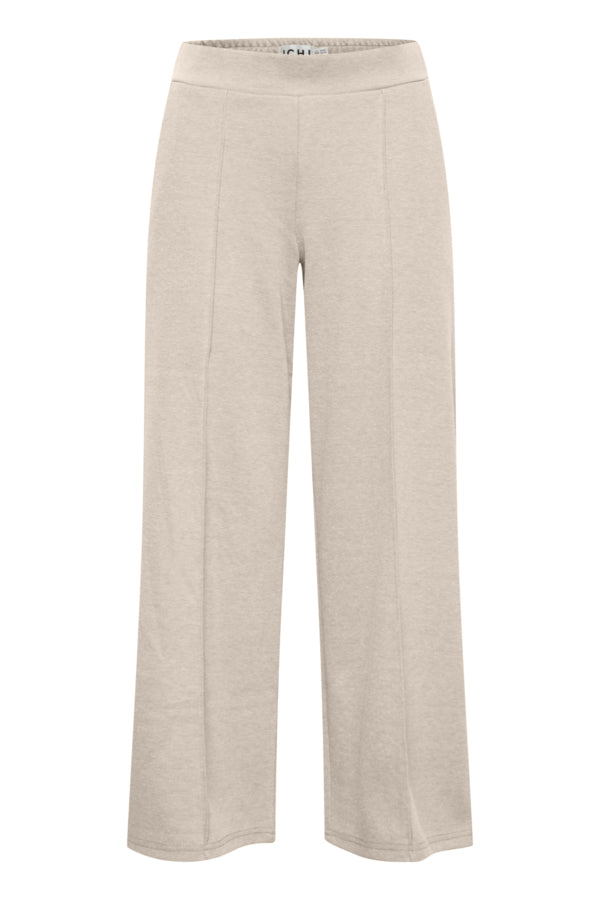 ICHI Kate Pique Cropped Trousers