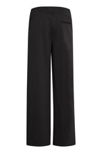 Load image into Gallery viewer, ICHI Casual Wide Leg Trousers - Black / Navy
