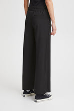 Load image into Gallery viewer, ICHI Casual Wide Leg Trousers - Black / Navy
