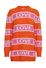 Load image into Gallery viewer, ICHI Love Stripe Jumper
