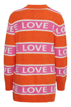 Load image into Gallery viewer, ICHI Love Stripe Jumper
