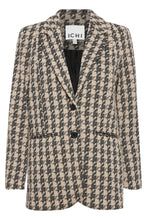 Load image into Gallery viewer, ICHI Kate Houndstooth Blazer
