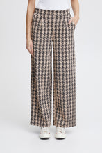 Load image into Gallery viewer, ICHI Kate Houndstooth Wide Trousers&#39;
