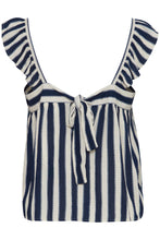 Load image into Gallery viewer, ICHI Striped Frill Top
