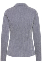 Load image into Gallery viewer, ICHI Kate Jacquard Blazer - Blue Mix
