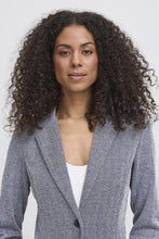 Load image into Gallery viewer, ICHI Kate Jacquard Blazer - Blue Mix
