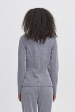 Load image into Gallery viewer, ICHI Kate Jacquard Blazer - Blue Mix
