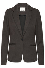 Load image into Gallery viewer, ICHI Kate Jacquard Blazer - Brown Black
