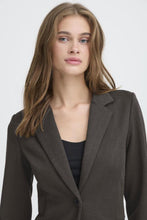 Load image into Gallery viewer, ICHI Kate Jacquard Blazer - Brown Black
