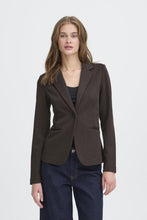 Load image into Gallery viewer, ICHI Kate Jacquard Blazer - Brown Black
