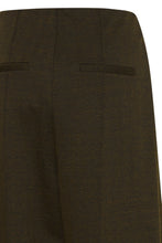 Load image into Gallery viewer, ICHI Kate Jacquard Trousers - Olive Herringbone

