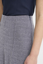 Load image into Gallery viewer, ICHI Kate Jacquard Trousers - Blue Mix
