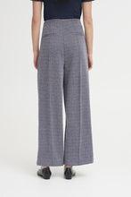 Load image into Gallery viewer, ICHI Kate Jacquard Trousers - Blue Mix
