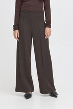 Load image into Gallery viewer, ICHI Kate Jacquard Trousers - Brown Black
