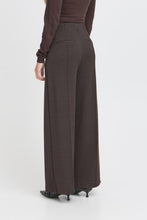 Load image into Gallery viewer, ICHI Kate Jacquard Trousers - Brown Black
