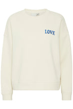 Load image into Gallery viewer, ICHI Merella LOVE Sweatshirt - Cream
