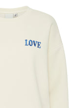 Load image into Gallery viewer, ICHI Merella LOVE Sweatshirt - Cream
