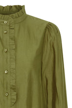 Load image into Gallery viewer, ICHI Karlani Blouse - Olive
