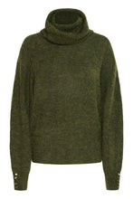 Load image into Gallery viewer, ICHI Roll Neck Kamara Knit - 2 Colours
