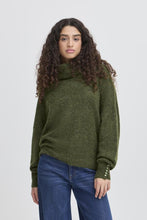 Load image into Gallery viewer, ICHI Roll Neck Kamara Knit - 2 Colours
